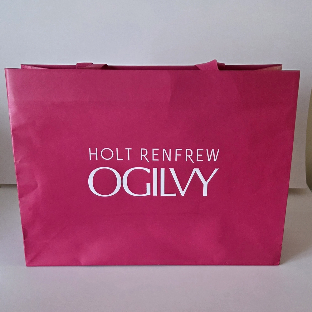 Holt Renfrew Pink Shopping Bag